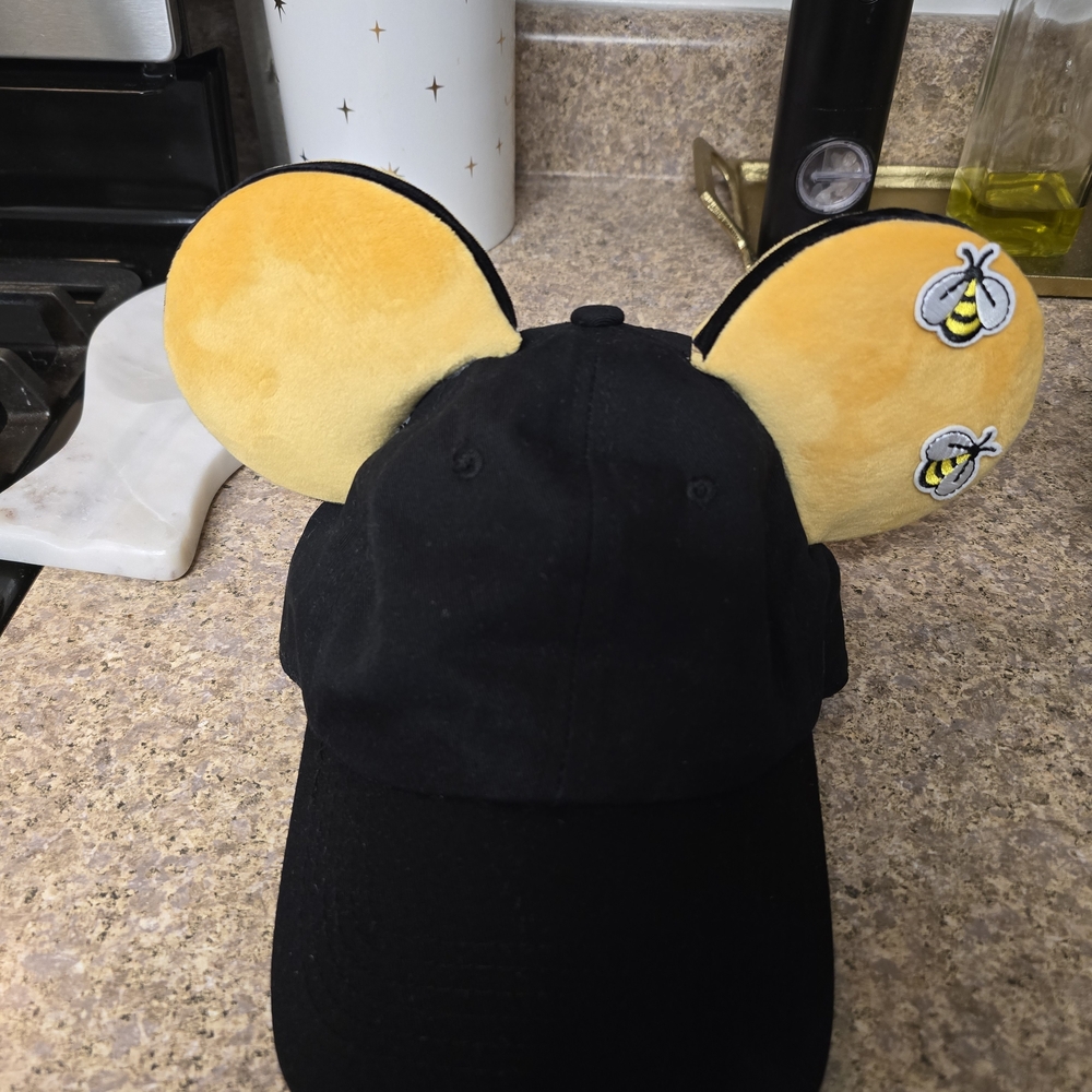 PELVIS Black Cotton Cap with Red Interior Label